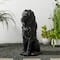 Glitzhome® 27.75" MGO Guardian Sitting Lion Garden Statue